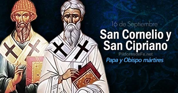 Hoy la iglesia celebra a San Cornelio, Papa y San Cipriano, Obispo. Mártires.  Amigos defensores de la Fe… | Jesus de la Divina Misericordia