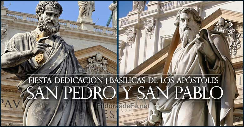 Resultado de imagen para Dedicación de las Basílicas de San Pedro y San Pablo